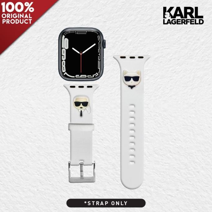 Apple Watch Strap 38 / 40 / 42 / 44 / 45mm Karl Lagerfeld KC Silicone