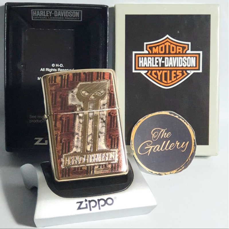 ⭐⭐⭐⭐⭐ 48361 ORIGINAL ZIPPO HD HARLEY DAVIDSON
