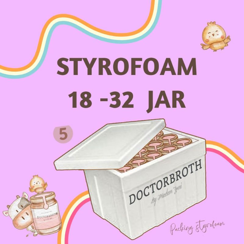 packaging styrofoam untuk doctor broth