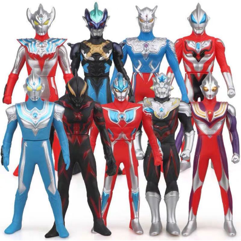mainan anak ultraman vinyl figure / mainan karet figure ultraman