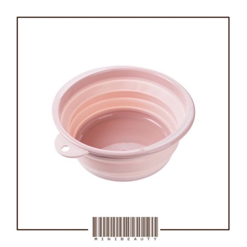 ember lipat baskom plastik lipat portable silikon multifungsi water bucketBerat 100g Warna Random / Acak Sesuai Stock Ukuran Dimensi 21cm Diameter 17cm