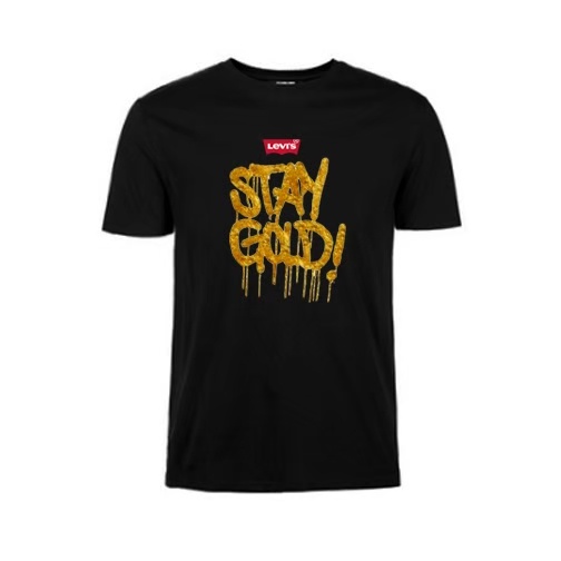 Kaos Levi's Premium - Kaos Pria - Stay Gold Black