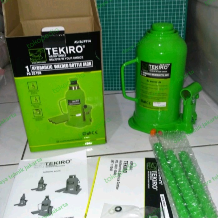 Dongkrak botol tekiro 20 Ton hydraulic Jack tekiro 20 ton new