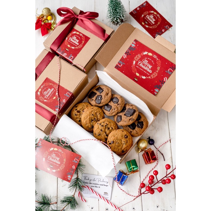 

(COD) Hampers Natal Kolacica Cookies Christmas Special Edition - isi 6