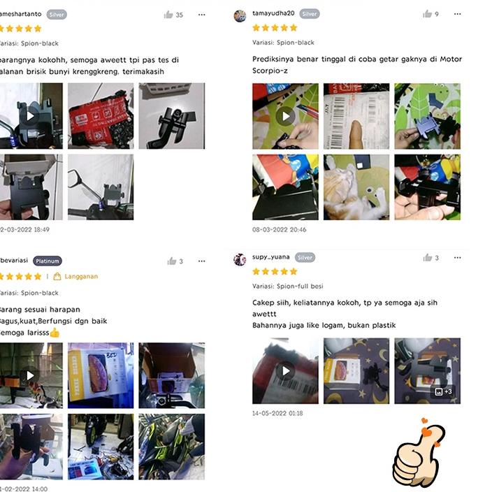 READY STOCK holder hp motor besi di stang/phone holder hp motor beat/holder hp motor stang/tempat hp