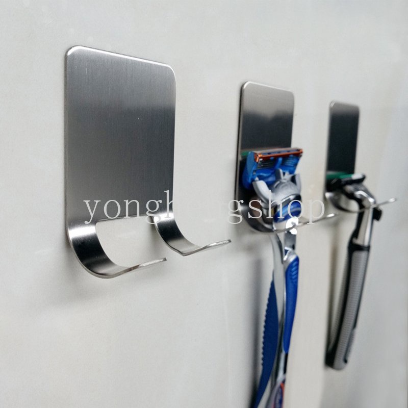 Bracket Kait Gantung Dinding Multifungsi Holder Handphone / Pisau Cukur Untuk Kamar Mandi