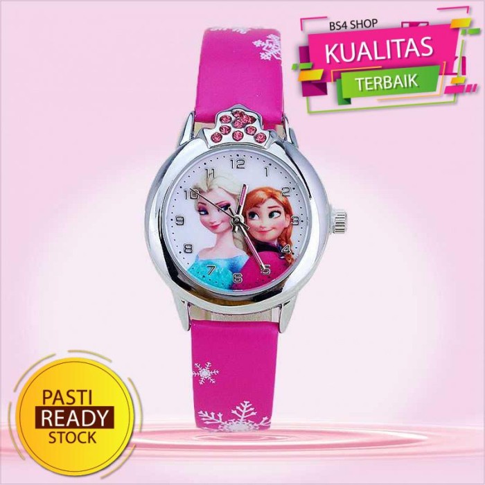Jam Tangan Jam Tangan Anak Perempuan Frozen Princess Elsa Anna -Jam Tangan Frozen