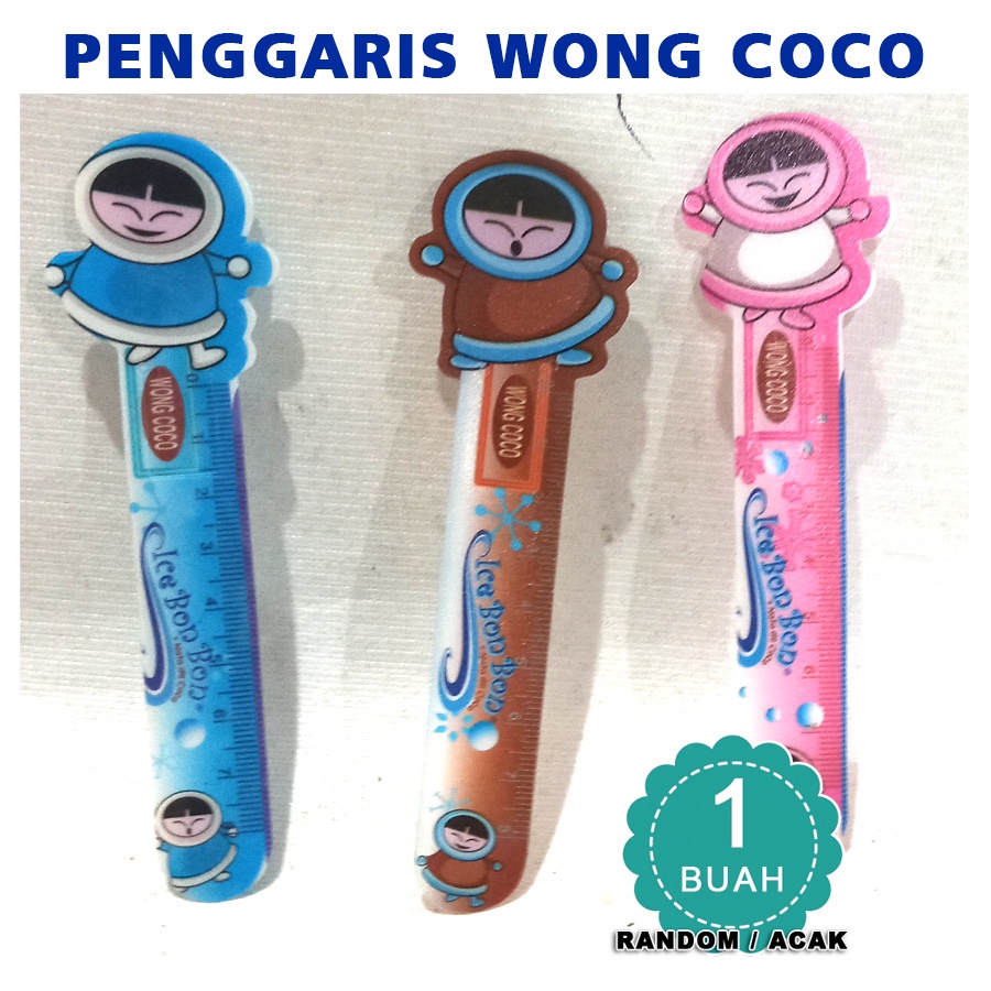 

PENGGARIS PLASTIK TIPIS Wong Coco - RULER Penggaris MURAH - D2