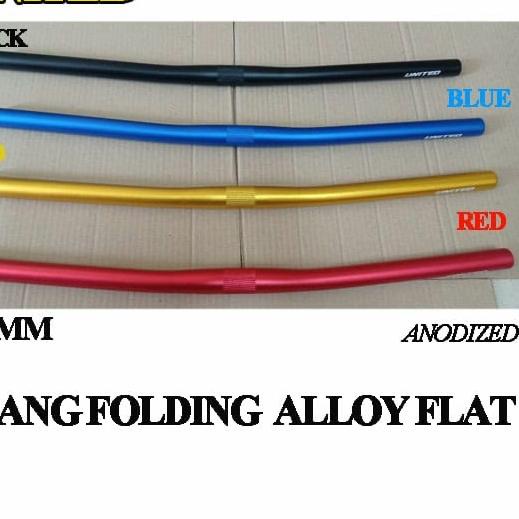Handle Bar Folding Raze Flat Bar 580MM Alloy - Hitam