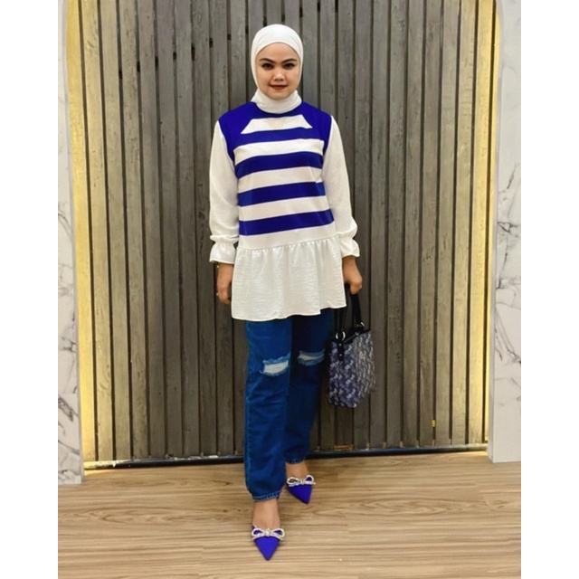 B0891 Tunik Kaos Salur