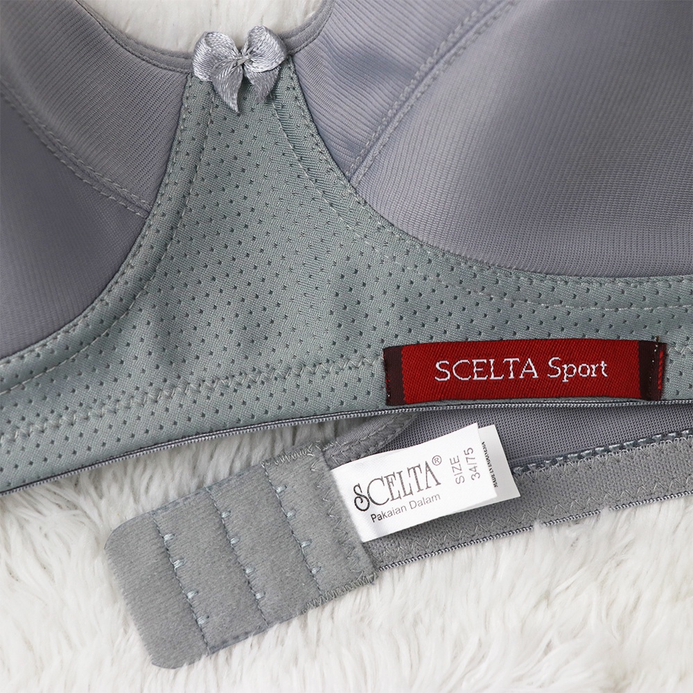 Scelta - Basic Sport Bra Bh Olahraga Wanita Scnc S 061 thumbnail 6