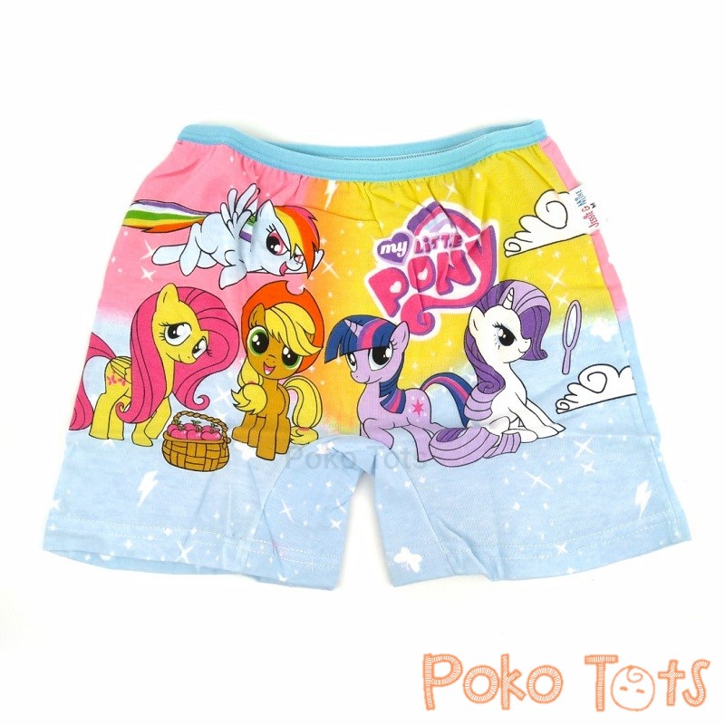 Celana Dalam Anak Semi Long Jessie &amp; Mike Boxer Anak Perempuan Little Pony Princess Tsum Tsum