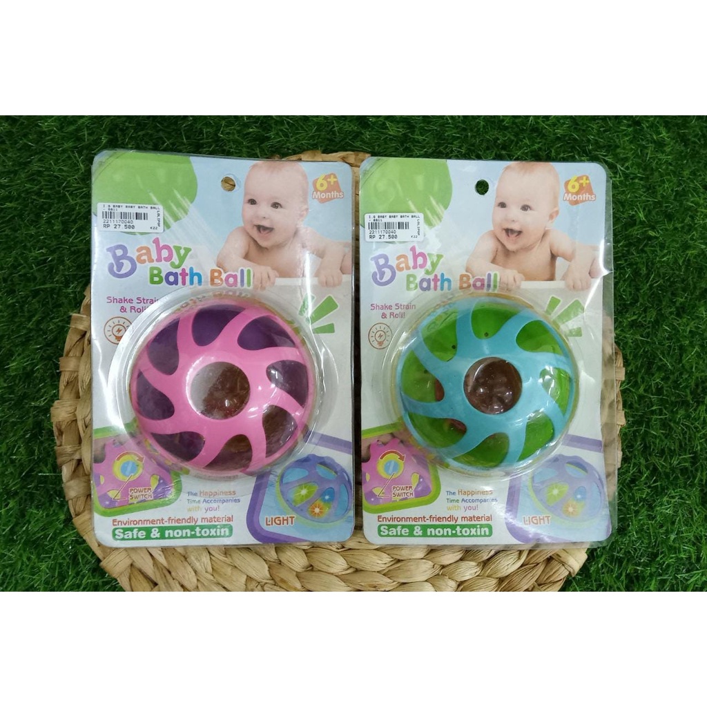 I.Q. BABY Mainan Bola untuk Bayi / Baby Bath Ball Rattle