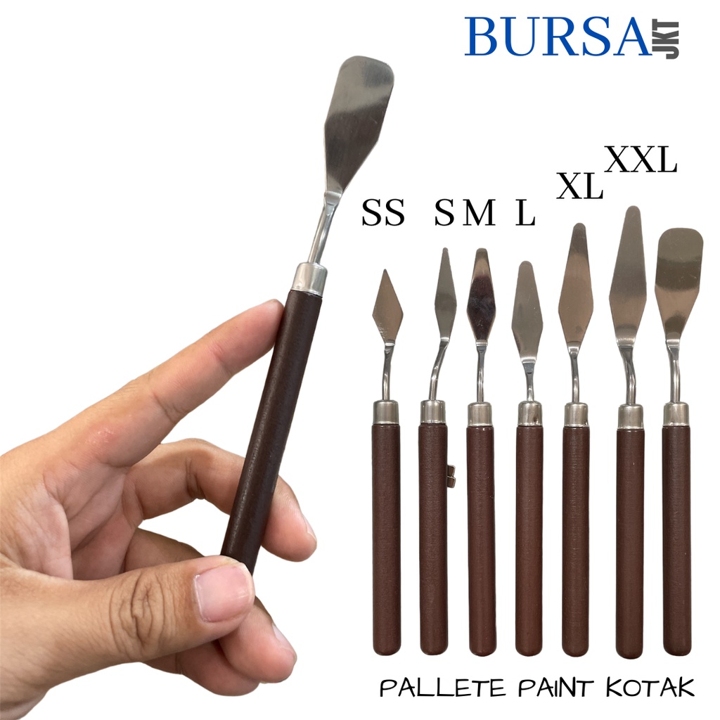 SCRAPER LUKISAN PAINTING PERATA KANVAS KUE DLL PALLETE KNIFE U