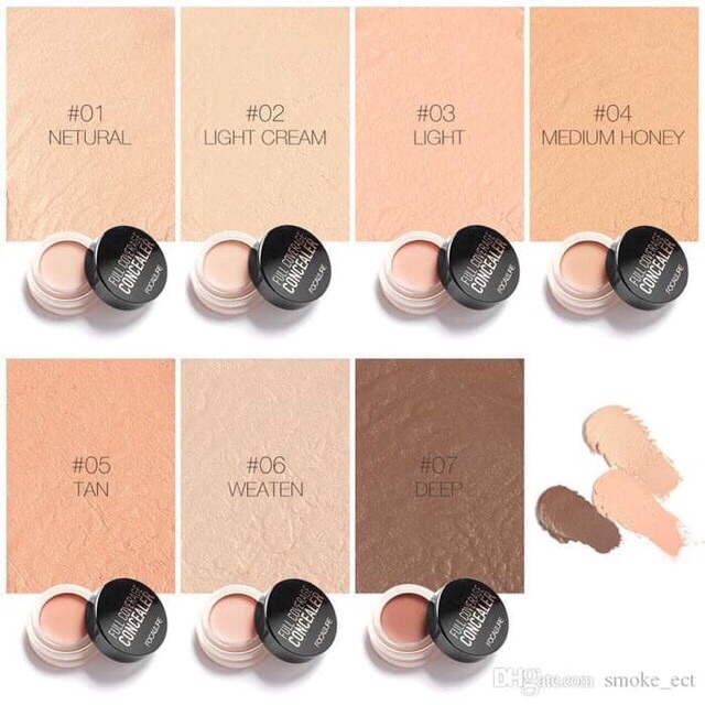 ⭐BAGUS⭐ [BPOM] FOCALLURE Big Cover | Full Coverage Concealer FA58 | Palette | Concealer Cream | Waterproof |