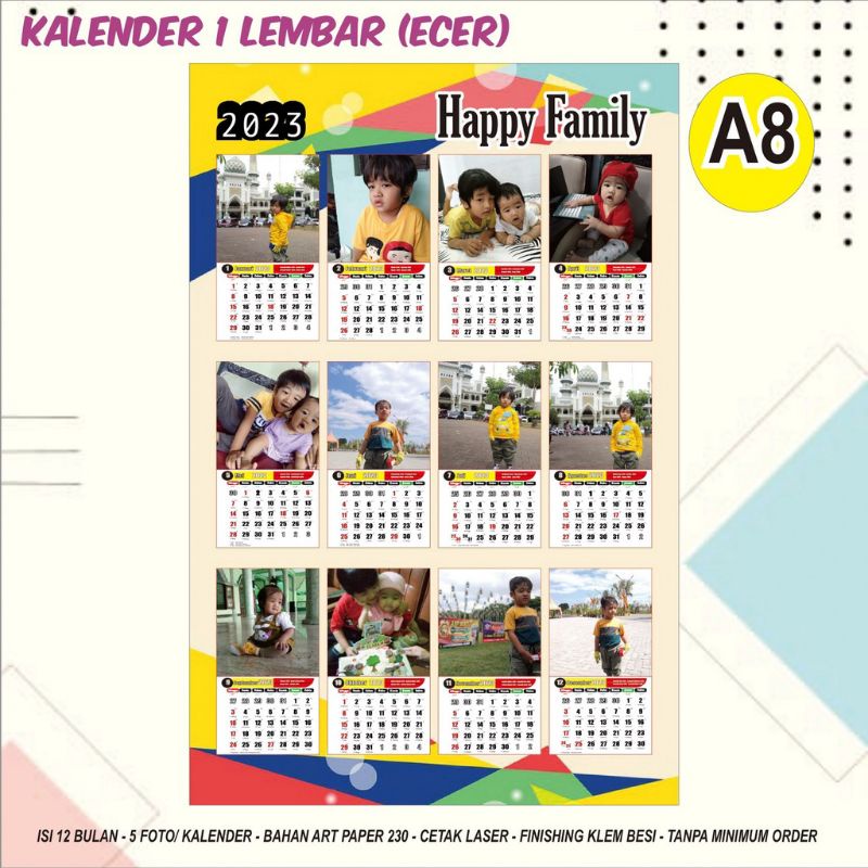 

kalender custom 2023 termurah