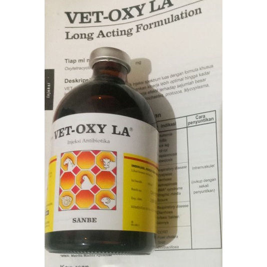 VET-OXY LA 100 ML ( PT. SANBE )