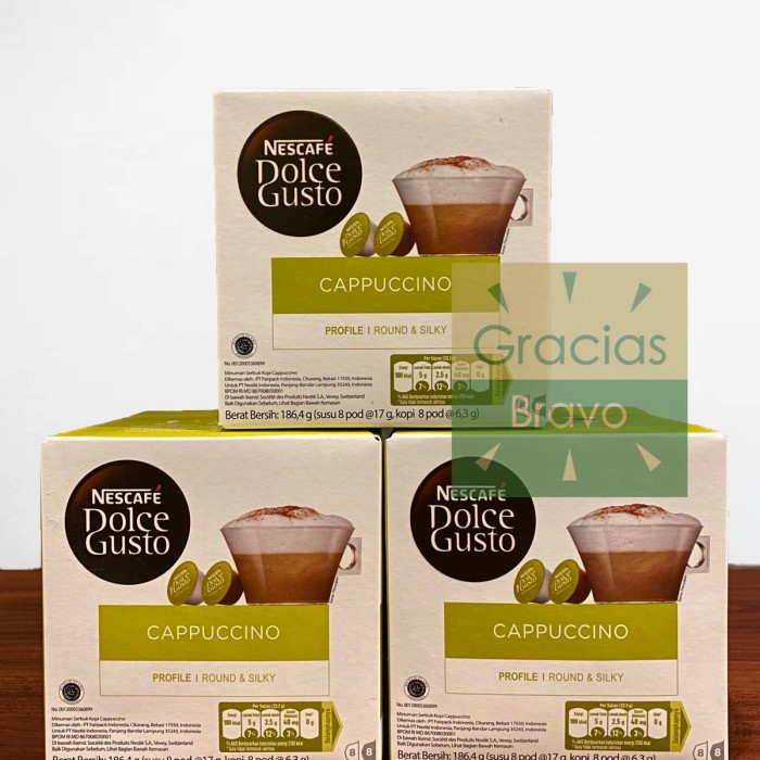 

NESCAFE DOLCE GUSTO CAPPUCCINO 1 BOX