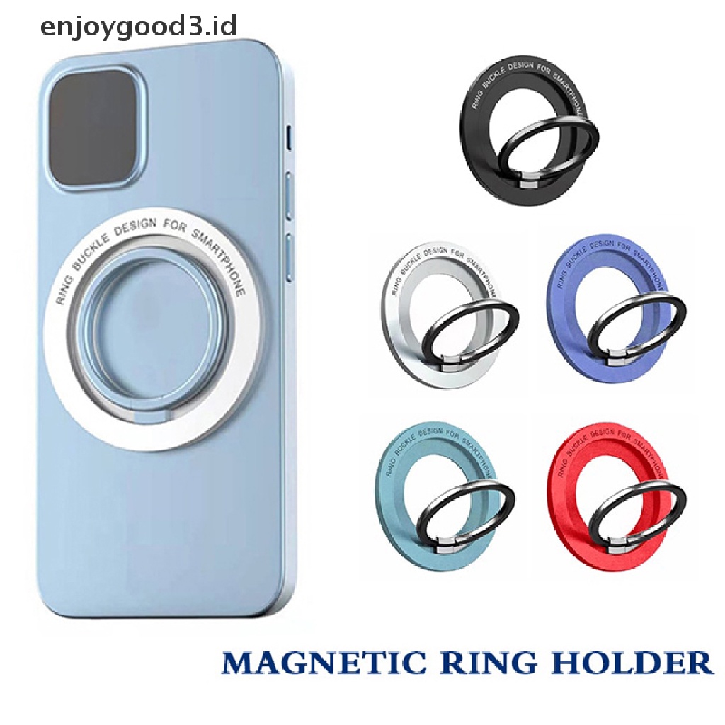 Stand Ring Holder Magnetik Bahan Zinc Alloy Untuk iPhone 12 13