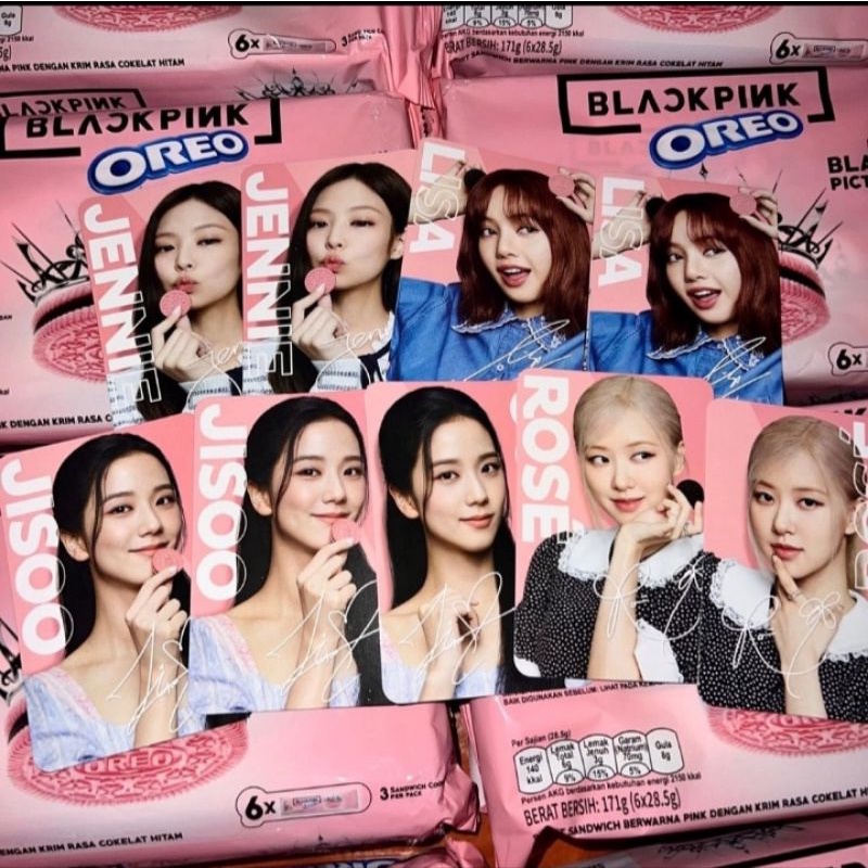 

oreo black pink