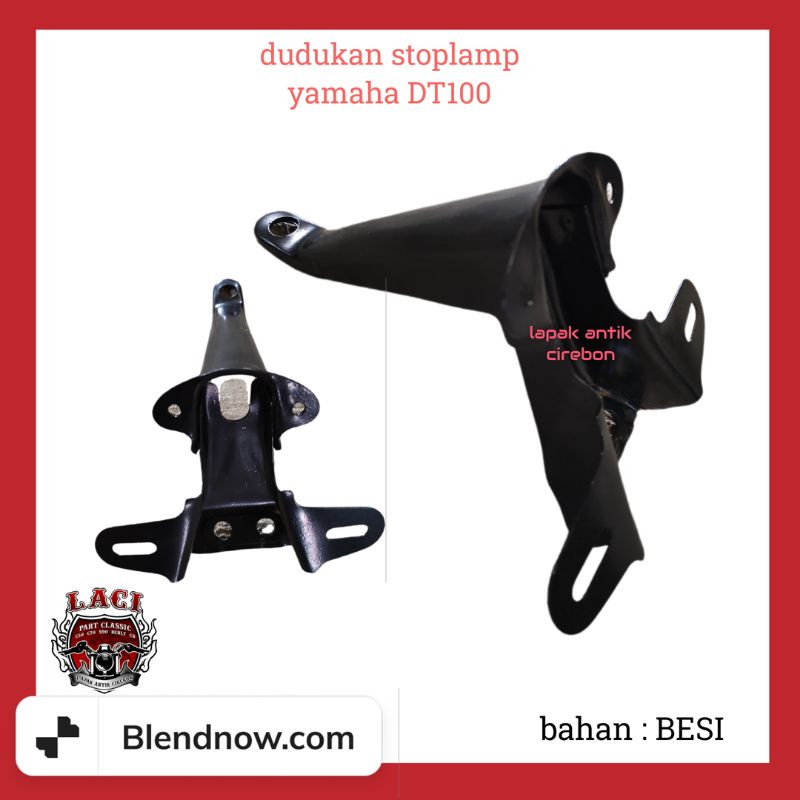 pangkon dudukan lampu stop belakang stoplamp yamaha DT100 DT 100 enduro besi