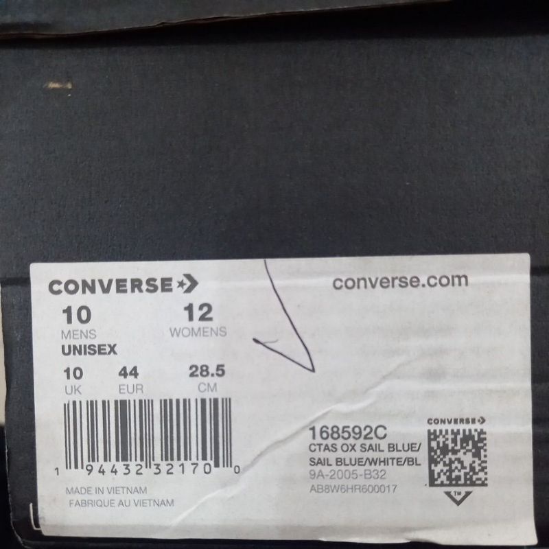 Sepatu Converse Ctas OX Sail 168592C