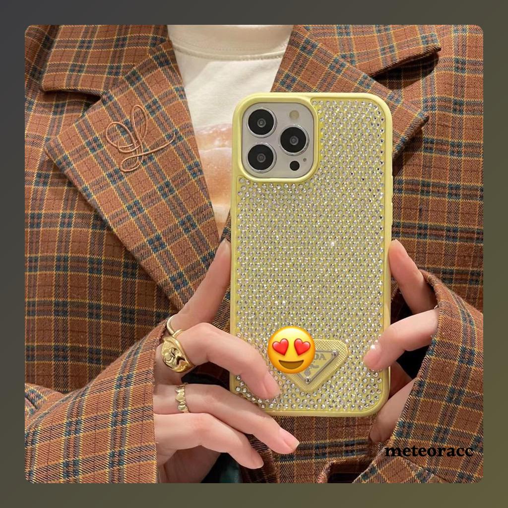 Case bling berlian FJ02 Rantai Chain for iphone 12 13 14 Pro Max 14+ Plus 14Plus 15 15+ 15Plus DY18