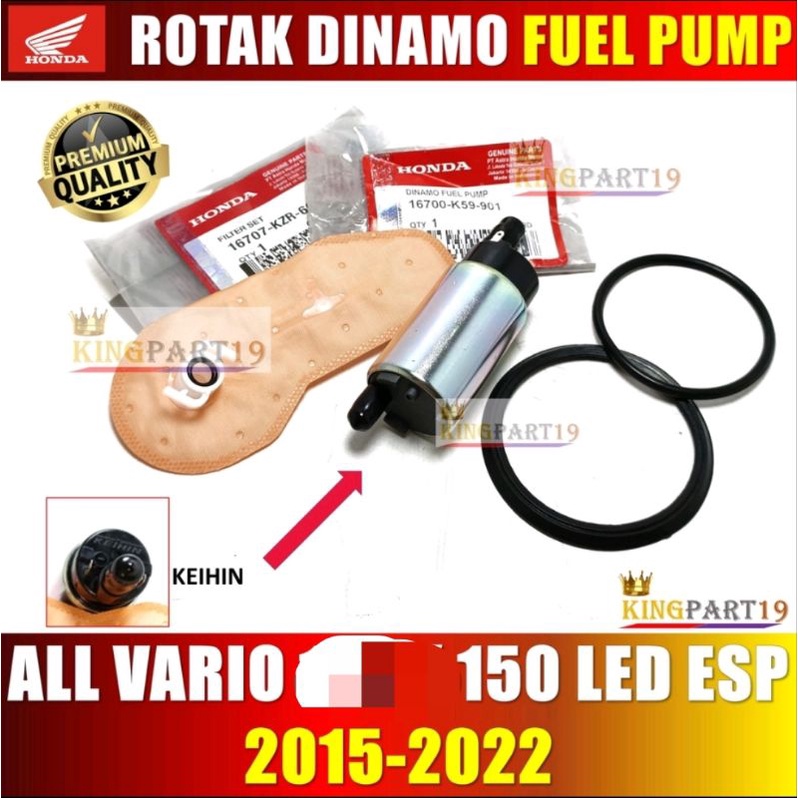 PAKET ROTAK DINAMO FUEL PUMP VARIO 125 150 LED ESP VARIO 125 CBS OLD TECHNO SPACY FI ROTAK K59