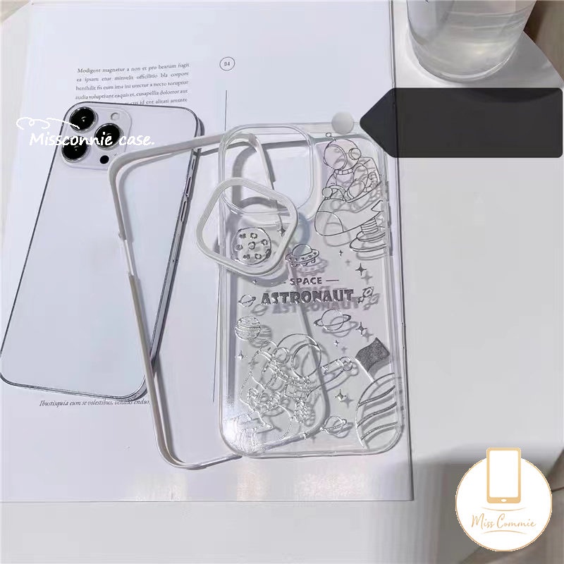 3in1 Casing Softcase Redmi 9 10 9T 9A 10A 9C NFC PO CO M3 Redmi Note 10 Note 11 Note 8 9 10 Pro 10s 10 Pro Max + Astronaut