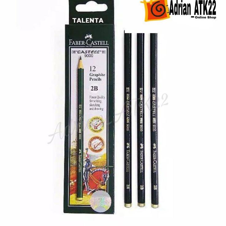 

HOT PRODUCT PENSIL FABER CASTEL 2B || PENSIL FABER CASTEL 1BOX ISI 12PCS # 864