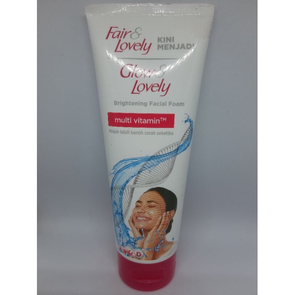 FAIR AND LOVELY / GLOW AND LOVELY BRIGHTENING FACIAL FOAM MULTIVITAMIN 100ML