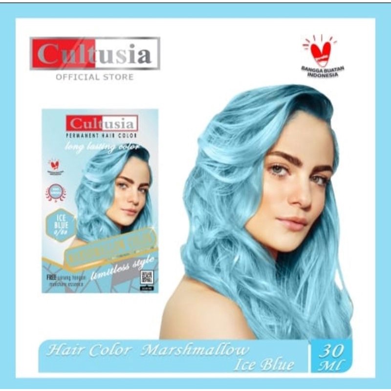 Cultusia Hair Marsmallow Color Ice Blue 0/56 30ML