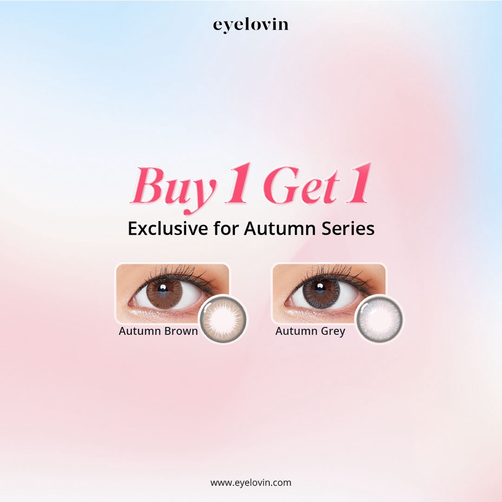 Eyelovin x Patricia Stephanie Softlens Neo Cosmo - Autumn Brown / Grey (Buy 1 Get 1)