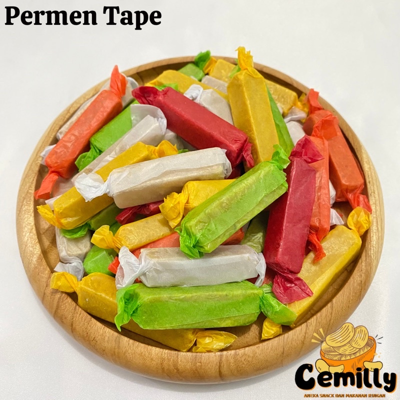 

[CEMILLY] 1000gr Permen Tape Cemilan Snack Kiloan