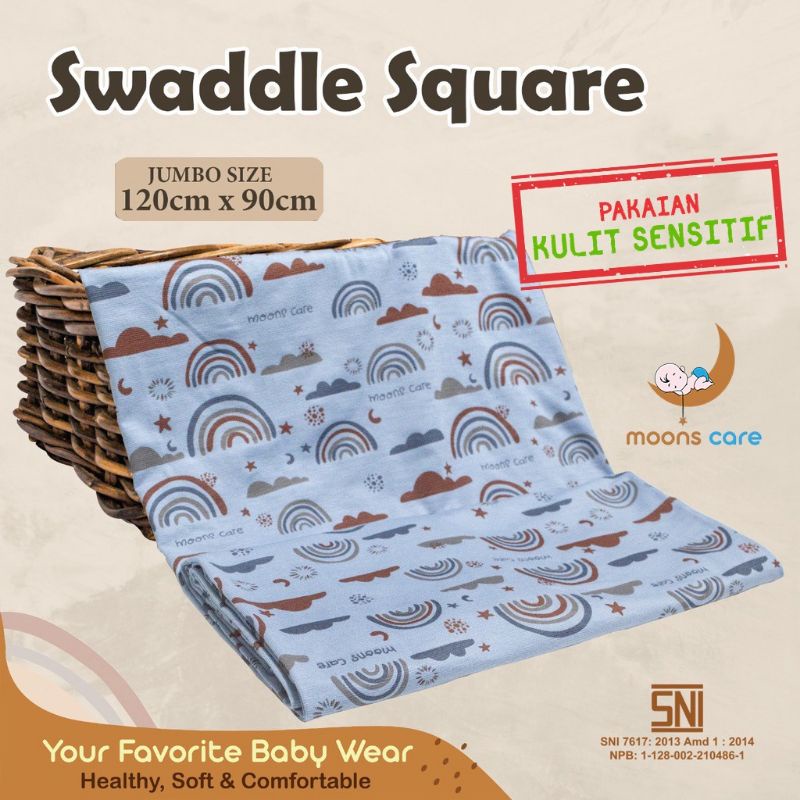 SNI BEDONG SEGI EMPAT JUMBO 125X95 CM BEDONG JUMBO BEDONG SQUARE SWADDLE
