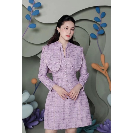 [Premium Series] Tweed Dress Import Premium