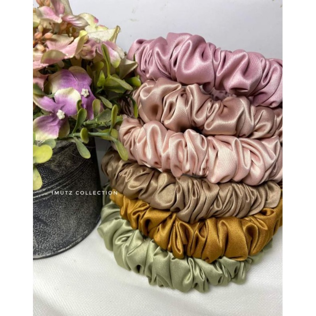 Bando Nagita Slavina/bandana viral kerut scrunchie