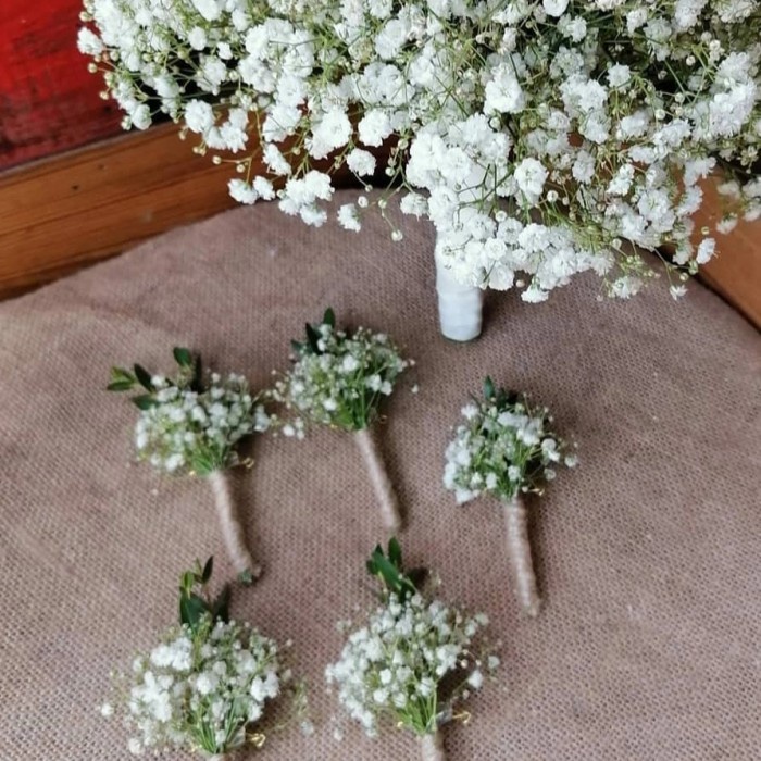 Pin Wedding Corsage/Korsase Bunga Jas/Korsase Pernikahan/Buotonniere