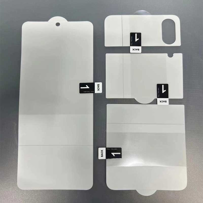 1 Set Film Pelindung Layar Depan Dan Belakang Full Cover Anti Sidik Jari Untuk Galaxy Z Flip 4