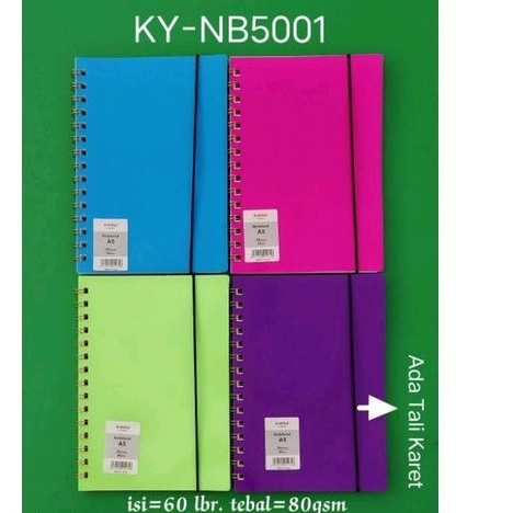

NOTEBOOK SPIRAL A5 KAYAGI KY-NB5001