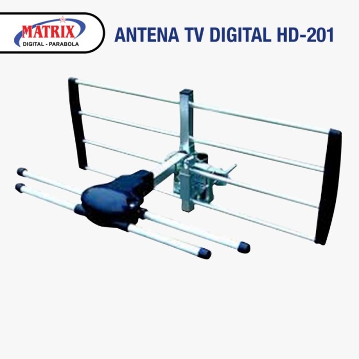 Antena Outdoor Mini Tv Digital Dvb-T2 Matrix Hd 201 Matrix Hd-201