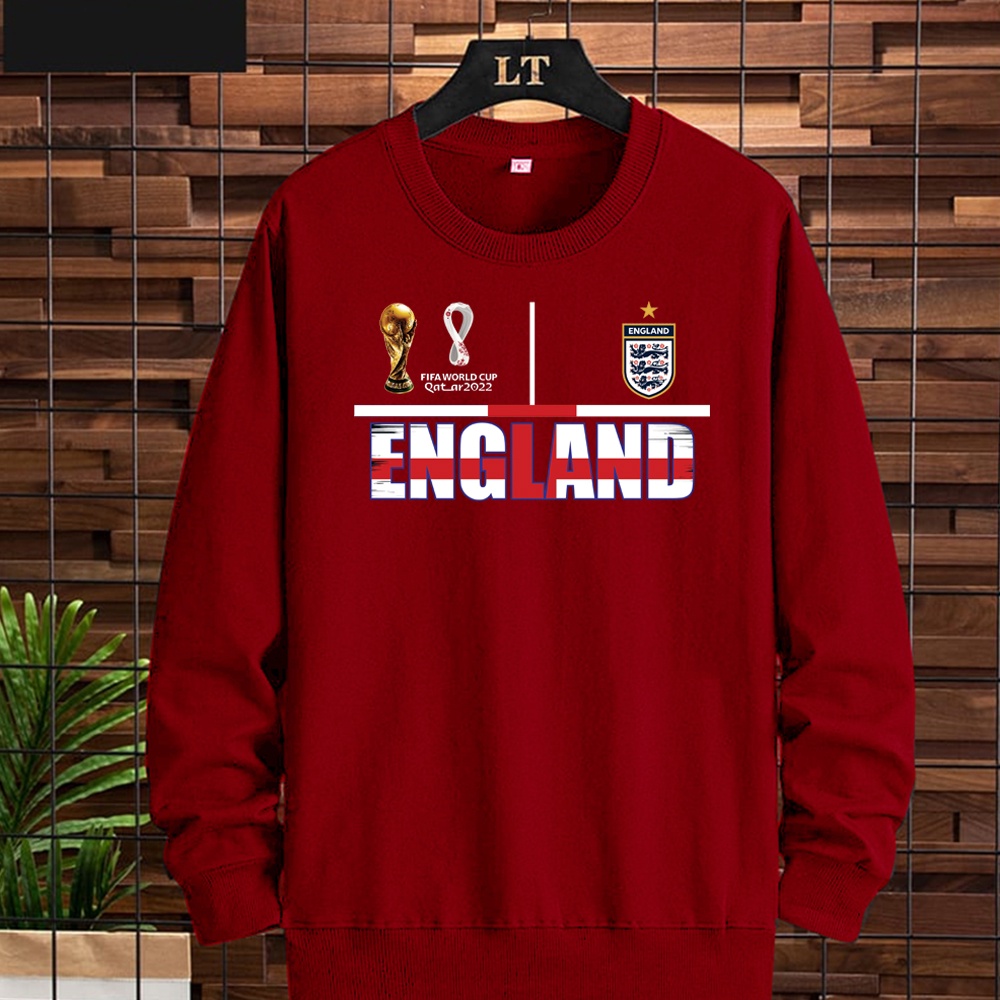 SWEATER PRIA / WANITA /UNISEX EDISI KHUSUS PIALA DUNIA 2022 ENGLAND