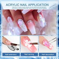 COLOR ACRYLIC POWDER 3D NAIL ART EXTENSION