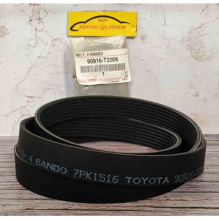 VAN BELT 7PK 1516 ASLI 90916-T2006 TALI KIPAS INOVA INNOVA DIESEL