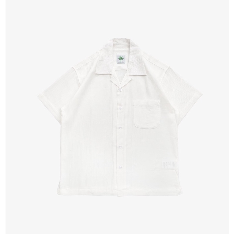 Crumple Linen Shirt White