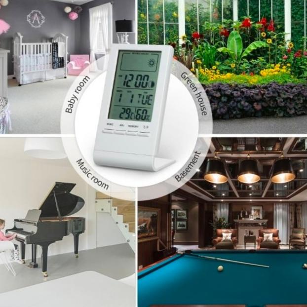 kkmoon jam mini digital thermometer hygrometer weather weather station