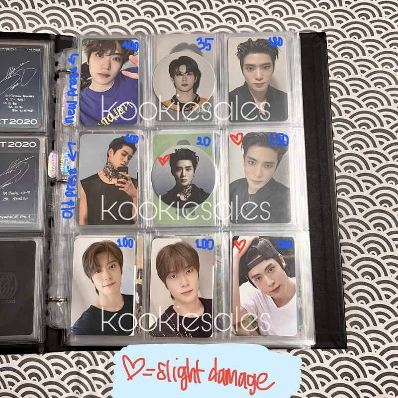 Photocard PC Jaehyun NCT 127 Album Kihno Neo Zone The Final Round Punch 1st 2nd Player Pilek Tattoo 