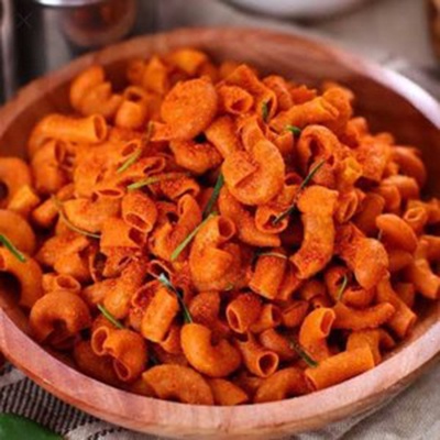 

Makaroni Kriuk - Makaroni Bantet - Makaroni Daun Jeruk 250 gram