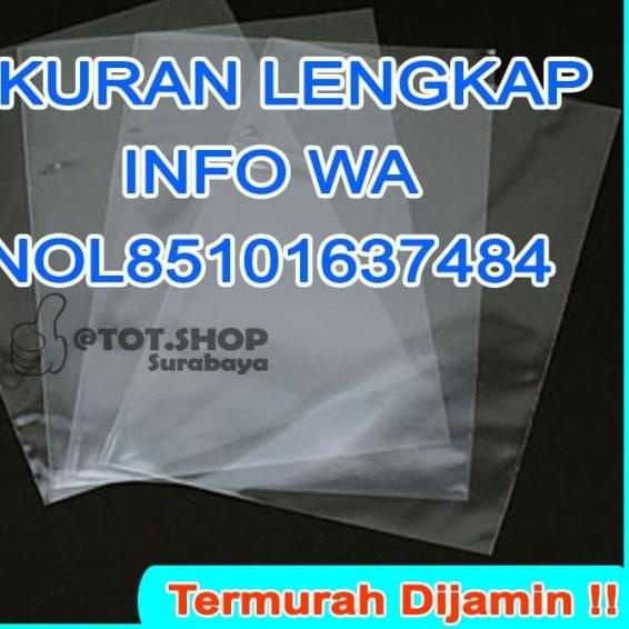 

100pcs OPP TEBAL UKURAN 35 x 50 PLASTIK KEMASAN TEBAL BENING Tanpa Lem