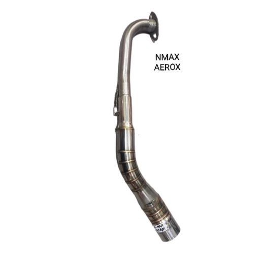 LEHER KNALPOT STAINLESS INLET 50MM 5CM MATIC MIO BEAT SPORT SATRIA FU MEGAPRO TIGER GL